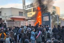 Francia, proteste studentesche: 40 presidi feriti e oltre 100 scuole danneggiate