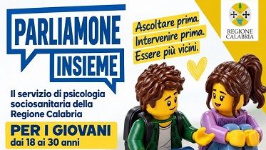 &ldquo;Parliamone insieme&rdquo;, a Crotone e Cir&ograve; Marina il servizio psicologico per i giovani: accesso gratuito senza ricetta