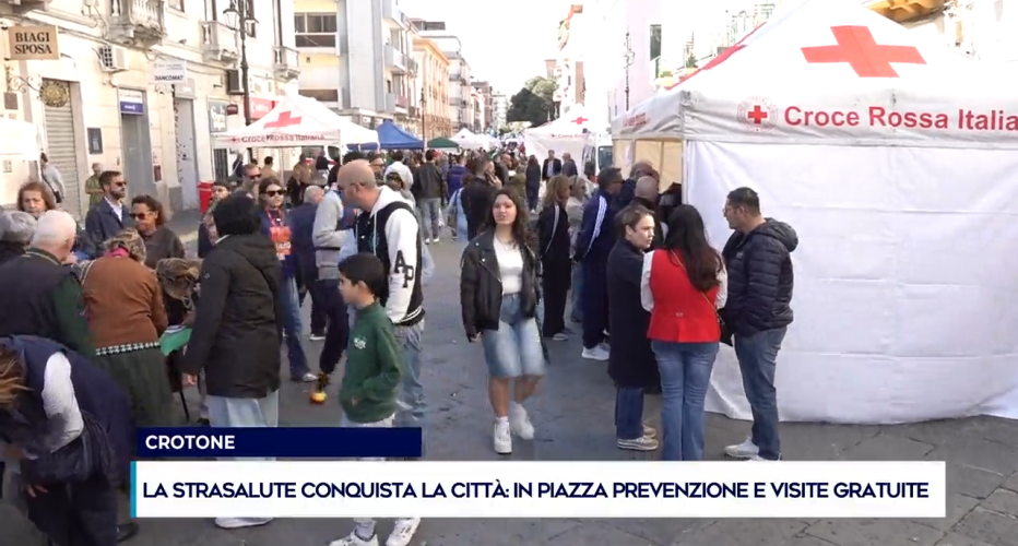 La Strasalute arriva nel cuore di Crotone, portando in piazza un&rsquo;iniziativa dedicata alla salute e al benessere dei cittadini.